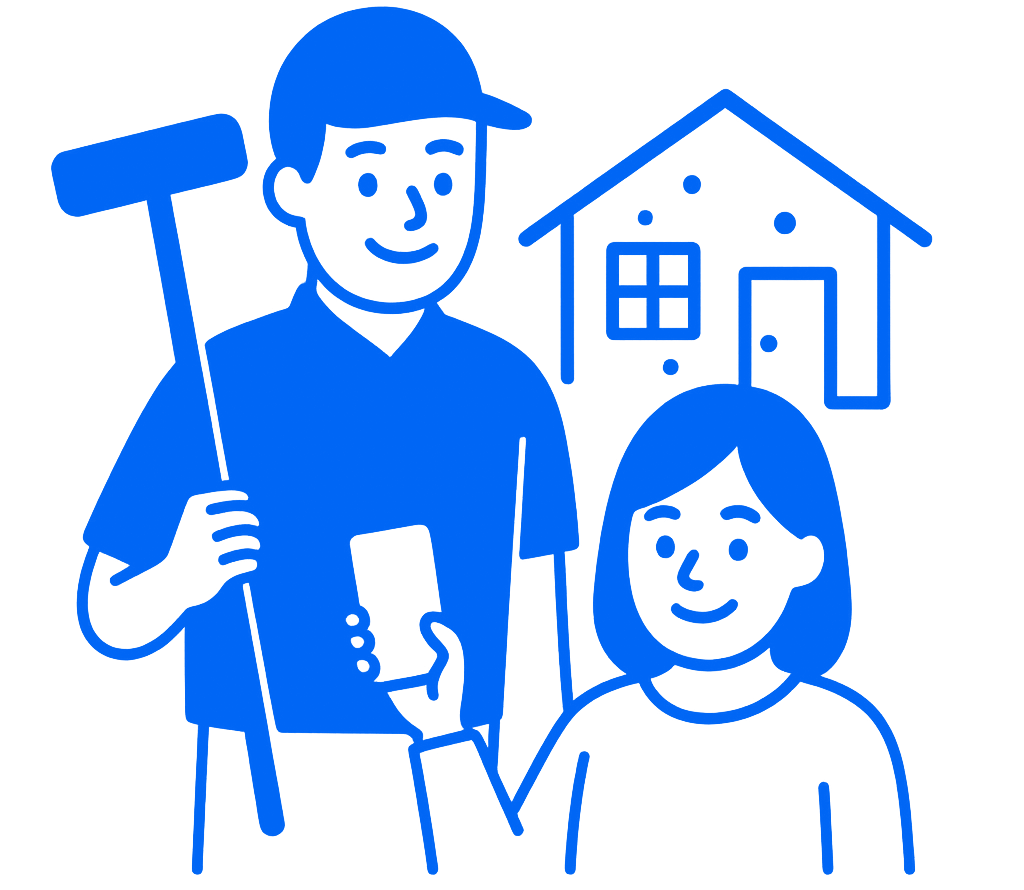 약속된 날, 현장 청소 시작!