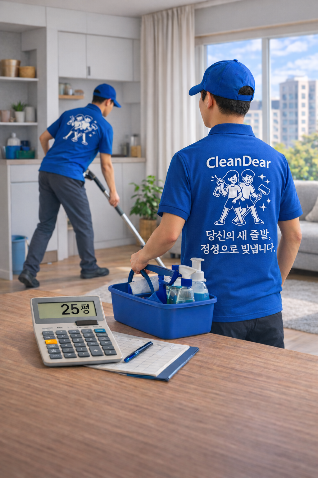 평수기준인원투입